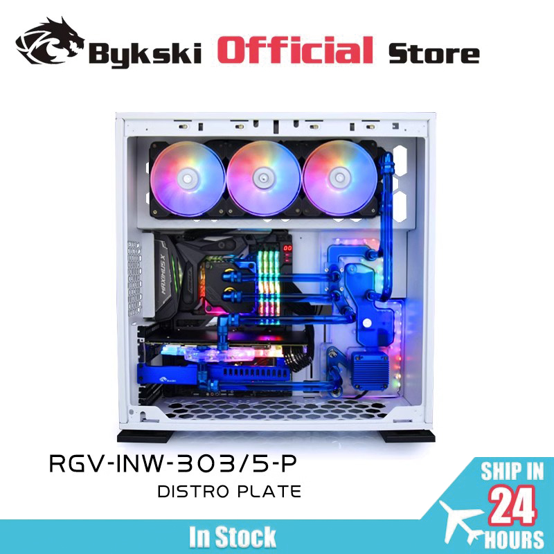 Distro Plate Ddc Pump Combo - Bykski placa acrílica solução de canal