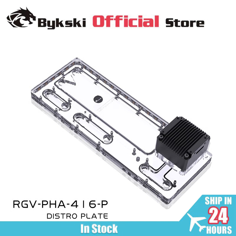 Tanque acrílico BYKSKI RGV-PHA - Distro Plate Ddc Pump Combo avaliação e preço